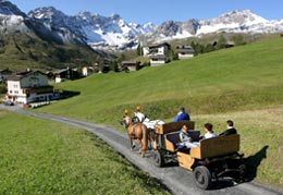 Mobilità a cavallo ad Arosa