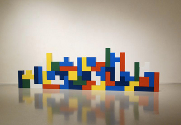 Simone Cametti, Tetris, 2012,  courtesy galleria Il Segno, Roma