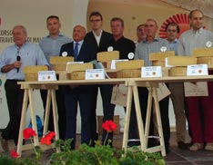 Un momento della premiazione