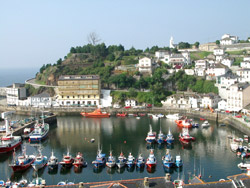 Il porto di Luarca nelle Asturie