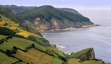 La verde costa dell'Asturia