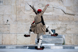 Cambio della guardia al monumento del Milite Ignoto