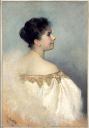 Josef Maria Auchentaller: Ritratto di Emma, 1895