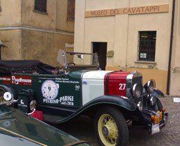 Auto d'epoca e gastronomia nell'Oltrepo