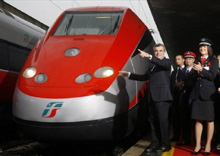 L'inaugurazione del Frecciarossa