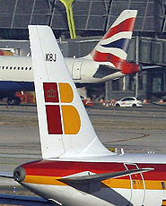 Le code di Iberia e British Airways