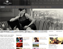 Il portale Internet del gruppo alberghiero