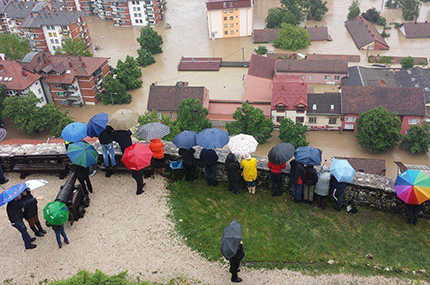 Alluvione in Serbia, la situazione