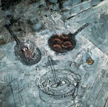 Miquel Barcelò espone a Lugano 2 Fum de cuina, 1984