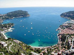 Beaulieu sur Mer Golfo dall'alto