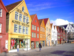 Le colorate case di Bergen (Credit: Andrea Giubelli/www.visitnorway.com)