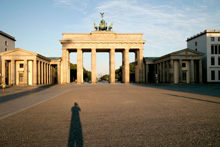 La porta di Brandeburgo a Berlino