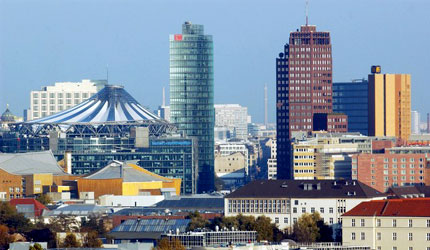 Berlino, il nuovo quartiere a Postdamer Platz