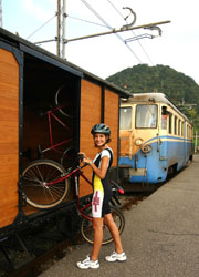 Il 2 marzo la giornata nazionale delle ferrovie dimenticate 1 Carro bici a Casella in provincia di Genova
