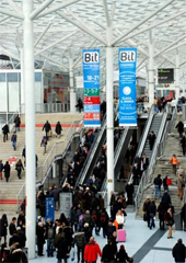 L'ingresso alla fiera