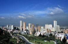 Una veduta della città colombiana
