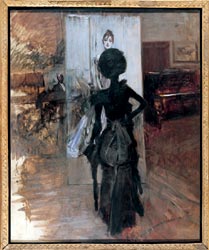 Boldini, Donna in nero che guarda il 