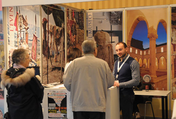 Una foto scattata alla Borsa Mediterranea del Turismo Archeologico di Paestum