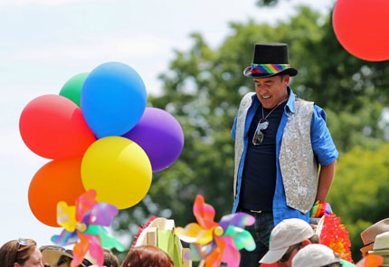 Colori del Gay Pride di Boston 