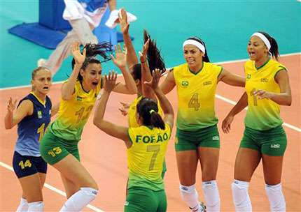 Le ragazze brasiliane della pallavolo