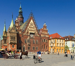 Il centro storico di Breslavia