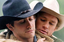 Una scena del film Brokeback Mountain