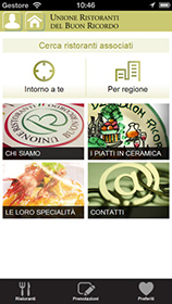 Il ristorante sullo smartphone