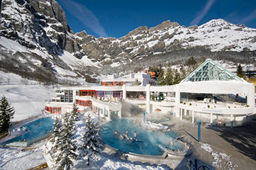 Inverno nella Burgerbad, Leukerbad Therme