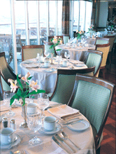 Colazione a bordo di una nave Silversea