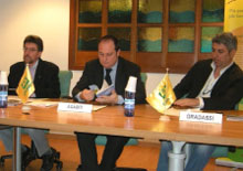 Stefano Notari, Cai Umbria, Albano Agabiti, Coldiretti Umbria, Francesco Gradassi, Terranostra Umbria
