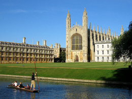La University of Cambridge sul fiume Cam