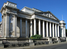 La facciata del Fitzwilliam Museum