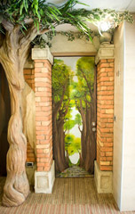 La porta della camera 