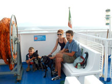 Quattro zampe a bordo (Foto © www.dogwelcome.it)