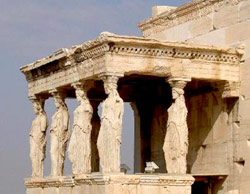 Atene, Cariatidi dell'Eretteo