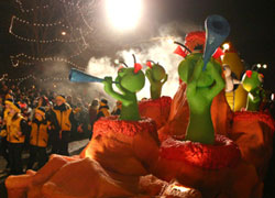 Canada, carnaval night parade