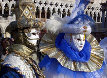 coriandoli Le maschere veneziane