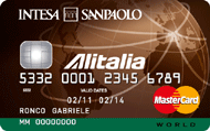 Nuova carta di credito Intesa Sanpaolo Alitalia