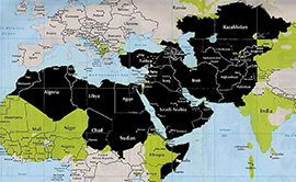 Cartina del Grande Califfato