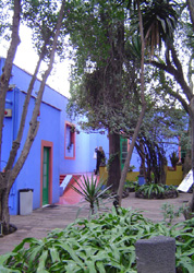 Il patio di Casa Azul