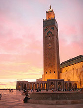 La moschea di Hassan II a Casablanca