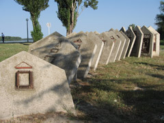 Vukowar Monumento alle case bombardate