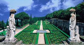 Nei giardini di Castel Gandolfo