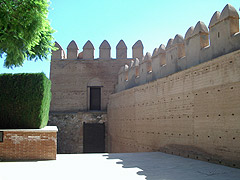 Le mura dell'Alcazaba, la fortezza araba di Almeria