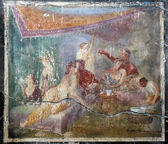 L'affresco che ha dato il nome alla Domus pompeiana