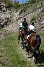 Ippoterapia antistress sul Gran Paradiso