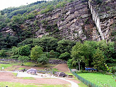 incisioni rupestri Cemmo, panoramica dell'area archeologica (Soprintendenza per i Beni Archeologici della Lombardia)