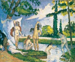 Paul Cézanne, Bagnanti, 1874-1875