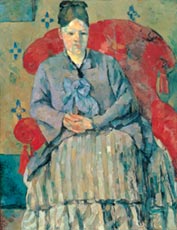 Paul Cézanne, Madame Cézanne sulla poltrona rossa, 1877 ca.
