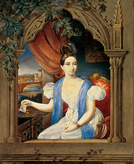Charlotte Bonaparte, autoritratto